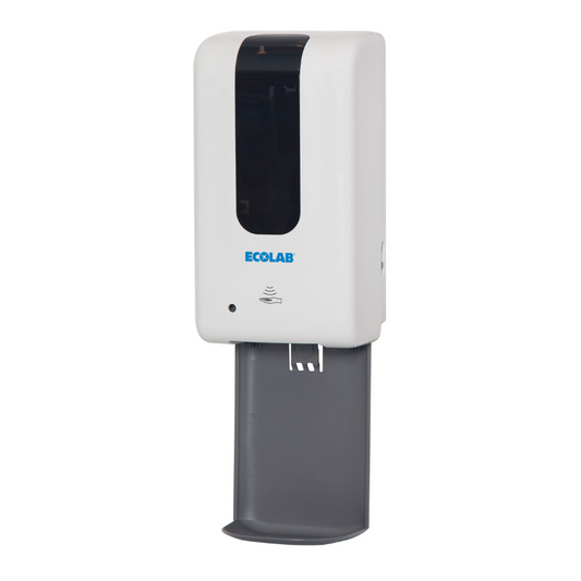 Ecolab Liquid Alcohol Based Hands Free Automatic Hand Sanitizer/Soap Wall Dispenser with drip tray