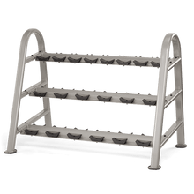 Matrix XULT 3-Tier Dumbbell Saddle Rack - 10 pair Empty