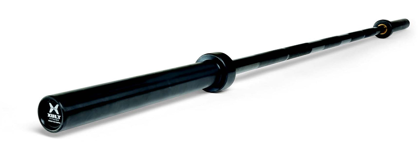 XULT Olympic Bar 20kg, 32mm 134K PSI, Knurl, Black