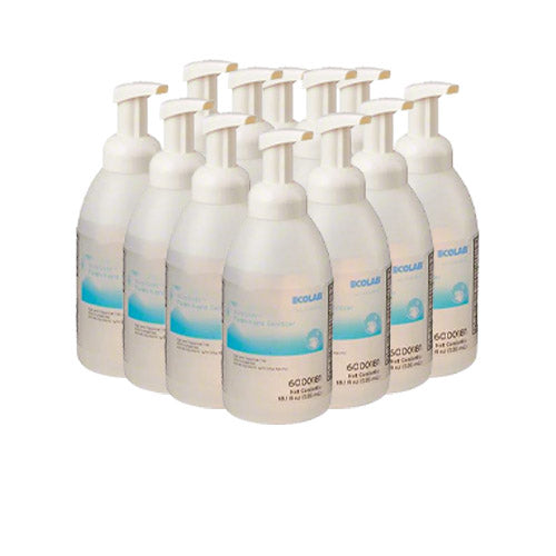 Ecolab Quik-Care™ Foaming Hand Sanitizer - 1 Case (Qty 12, 18.1 oz / 535 mL bottles)