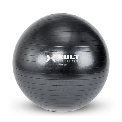 XULT Fitness - Anti-Burst Fitball / Stability Ball in black