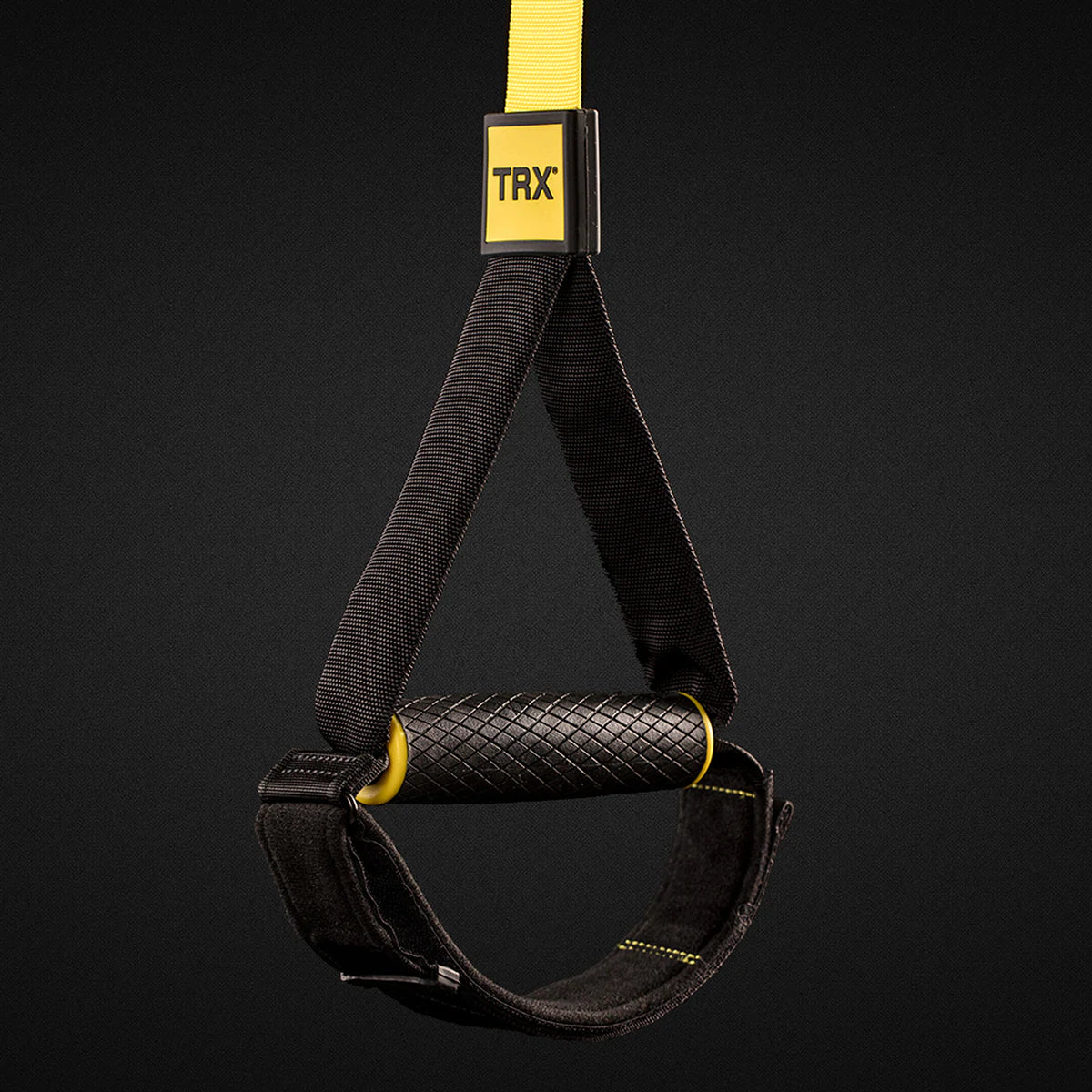 close up of handle for TRX Commercial Suspension Trainer Strap for home bodyweight workouts